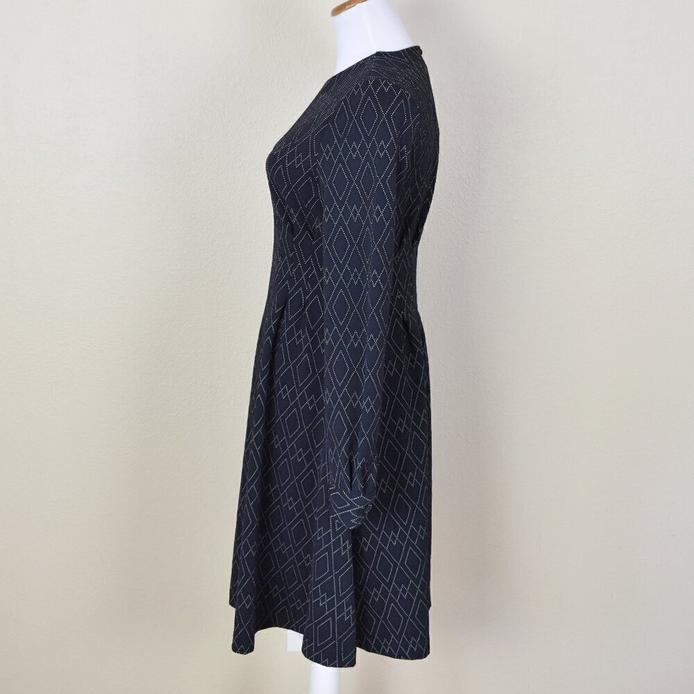 Leota Lara Long Sleeve Fit and Flare Dress - S - Picture 3 of 11